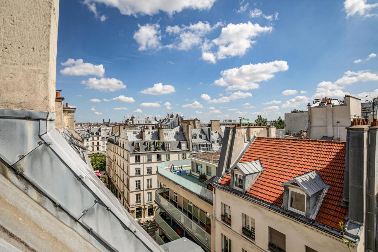 Paris Centre Dernier Etage Vue Ascenseur 아파트 외부 사진