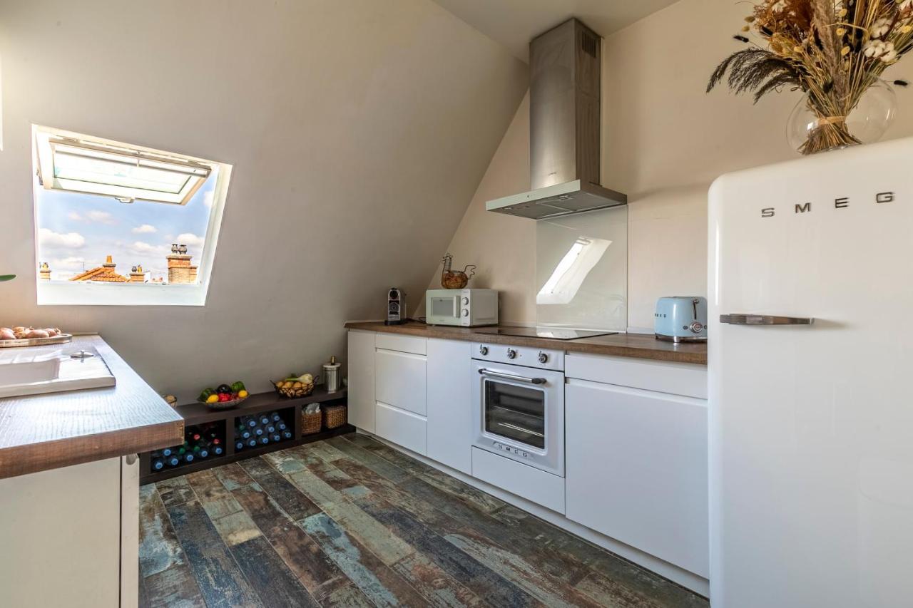 Paris Centre Dernier Etage Vue Ascenseur 아파트 외부 사진