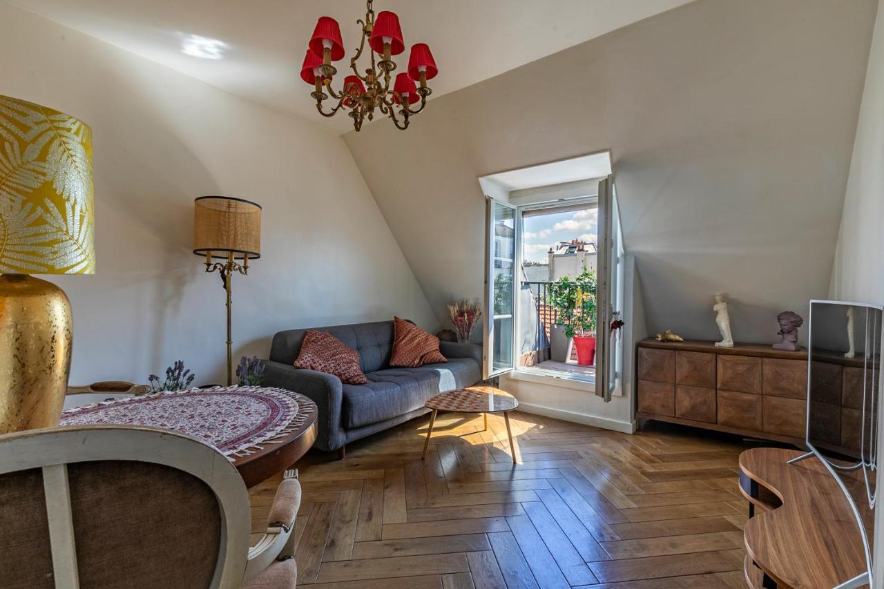 Paris Centre Dernier Etage Vue Ascenseur 아파트 외부 사진