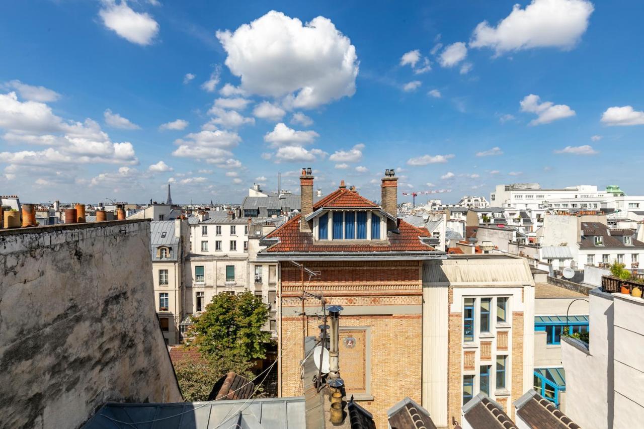 Paris Centre Dernier Etage Vue Ascenseur 아파트 외부 사진